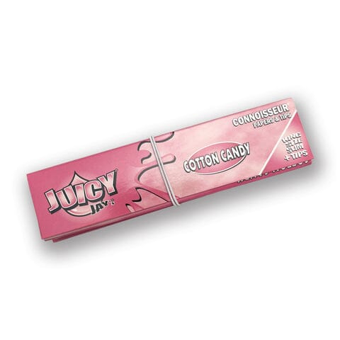 Buy Juicy Jays - Connoisseur KS Slim + Tips King Size Skins Cotton Candy | Slimjim India