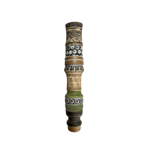 Buy Kaseki Chillum - Heritage Pillar (17cm) | Shop Italian Clay Chillums in india on Slimjim 