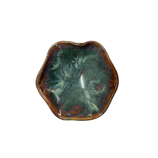 Buy Kaseki - Copper Green Ceramic Crafted Bowl Mixing Bowls | Slimjim India