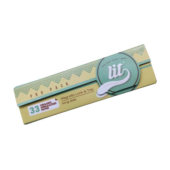 Load image into Gallery viewer, Buy Lit - Pro Pack Brown Rolling Paper + Tips Rolling Papers + Tips | Slimjim India
