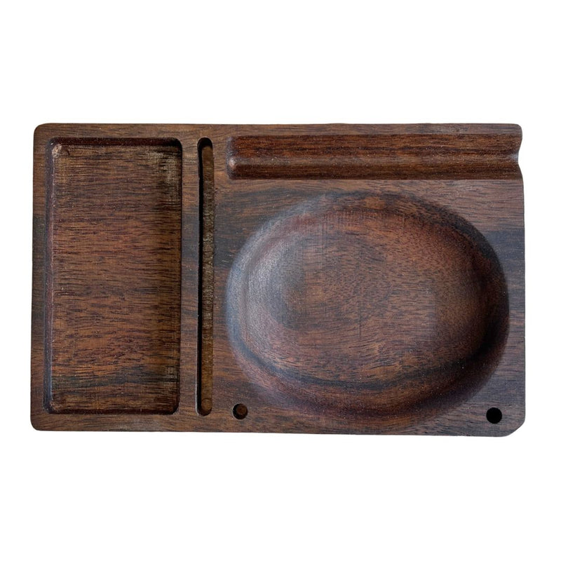 Load image into Gallery viewer, Buy LitLab - 100% Functional Handmade Wooden rolling tray Rolling Tray Black Wood Edition | Slimjim India
