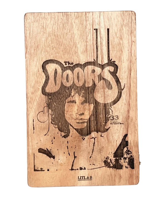 Buy LitLab - 100% Functional Handmade Wooden rolling tray & Wall poster (The doors) Rolling Tray | Slimjim India