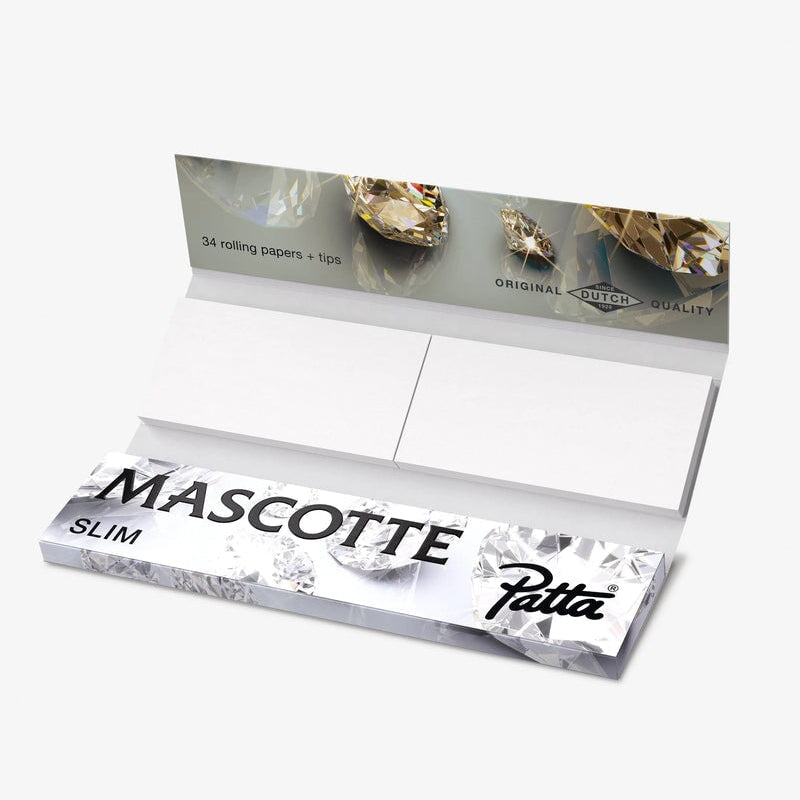 Load image into Gallery viewer, Buy Mascotte x Patta Brown Slim Combi Rolling Paper + Tips Rolling Papers + Tips | Slimjim India
