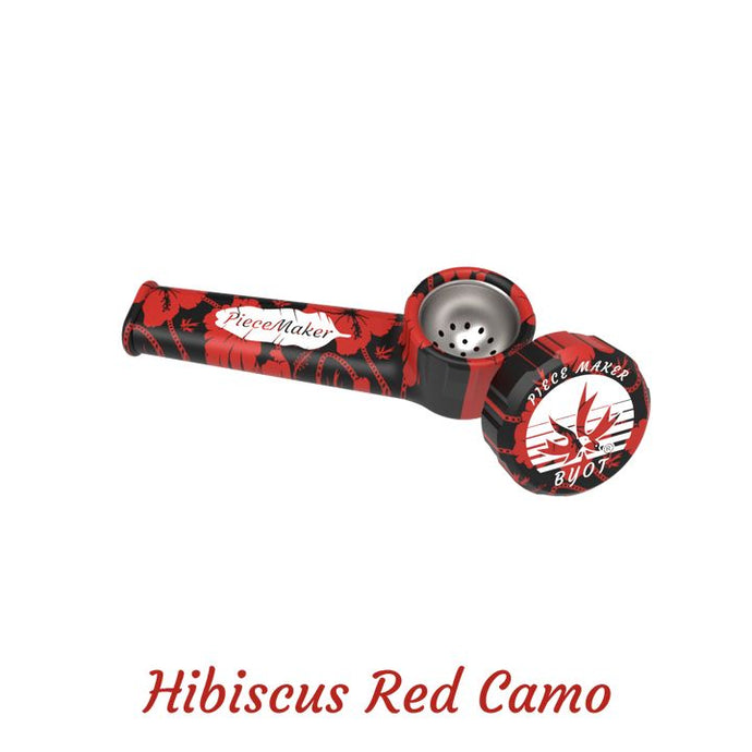 Buy Piecemaker - Karma Pop pipe Hibiscus Red Camo | Slimjim India