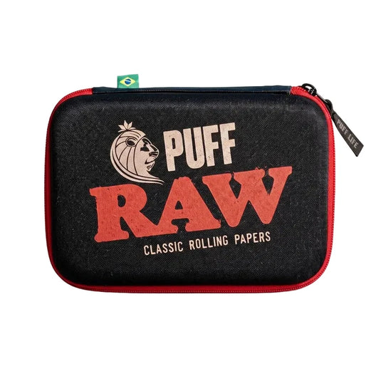Buy PUFF x RAW Classic Storage Case in Black/Red Black | Slimjim India
