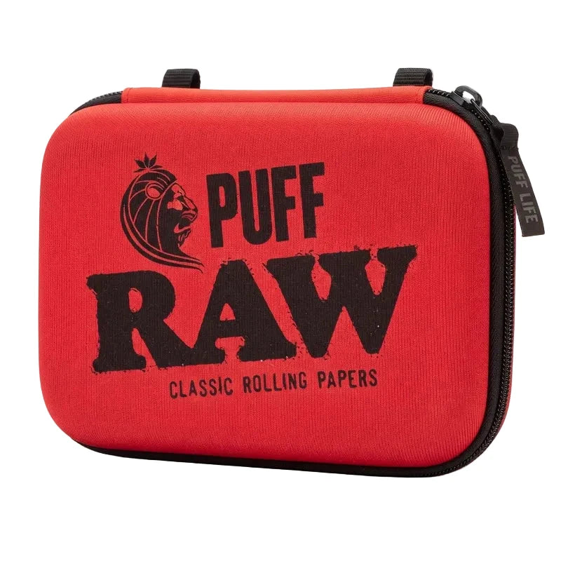 Load image into Gallery viewer, Buy PUFF x RAW Classic Storage Case in Black/Red Red | Slimjim India
