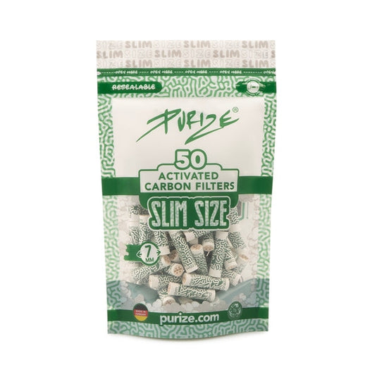 Buy Purize - Slim Filters (7MM) (Pack of 50) Active Charcoal Filter | Slimjim India