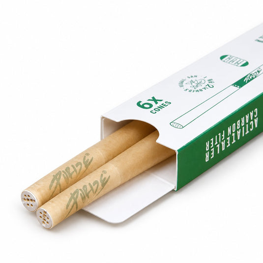 Buy Purize - XTRA Slim Carbon Filters Pre Rolled Cones (Pack of 6) Active Charcoal Filter | Slimjim India
