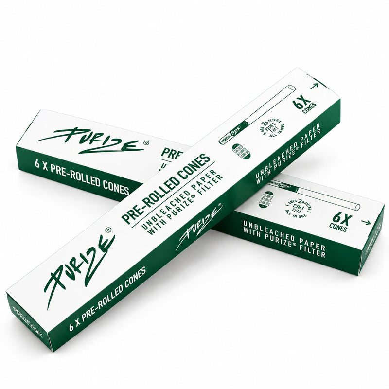 Load image into Gallery viewer, Buy Purize - XTRA Slim Carbon Filters Pre Rolled Cones (Pack of 6) Active Charcoal Filter | Slimjim India

