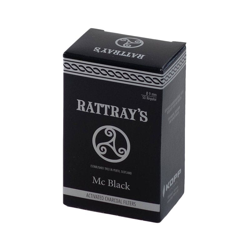 Load image into Gallery viewer, Buy Rattray’s - Black Activated Carbon Filters (9MM) (Pack of 50) Charcoal Filters | Slimjim India
