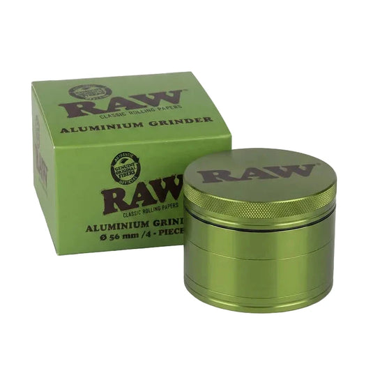 Buy RAW Aluminium Grinder 4 Part 56mm | Slimjim India
