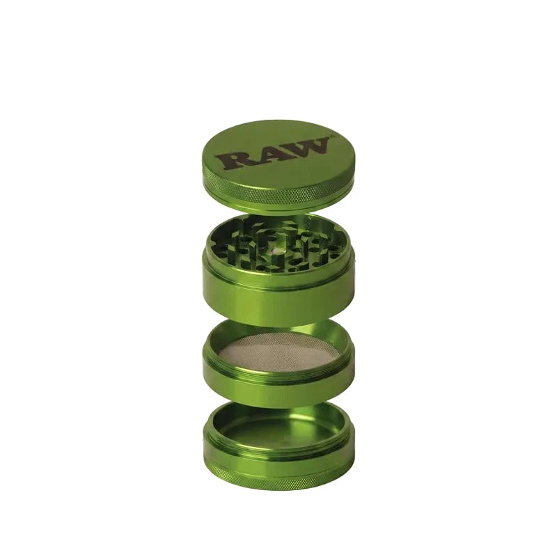 Load image into Gallery viewer, Buy RAW Aluminium Grinder 4 Part 56mm | Slimjim India
