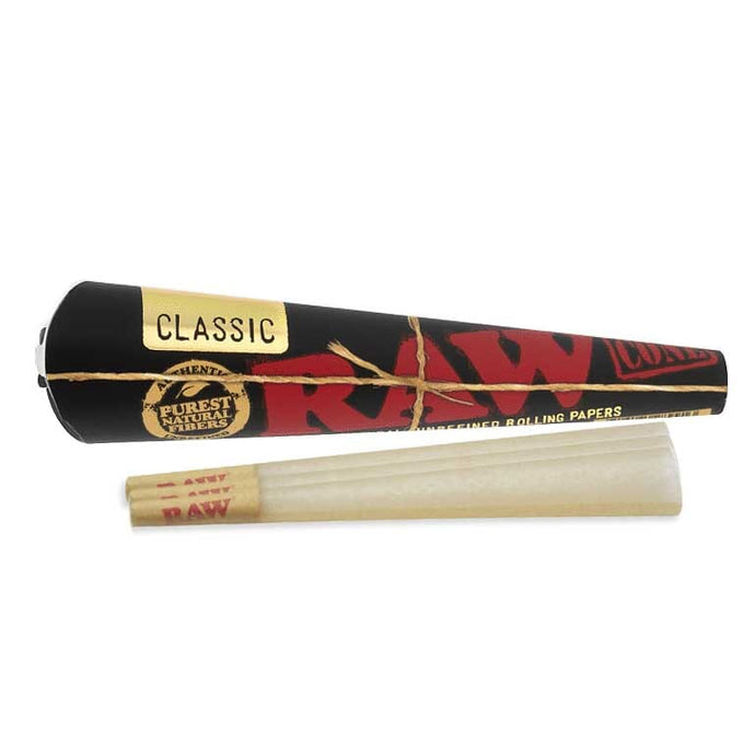 Buy RAW - Black King Size Cones Pre Rolled Cones | Slimjim India