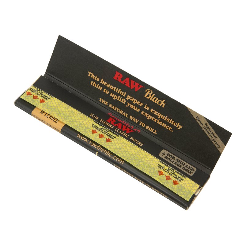 Load image into Gallery viewer, Buy Raw Black KS - Paper Paraphernalia | Slimjim India

