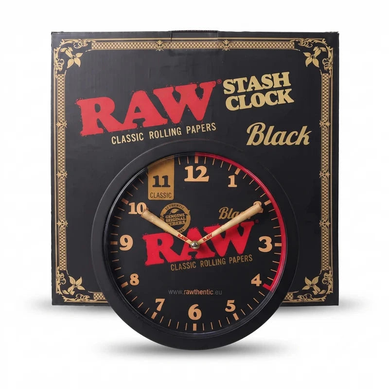 Load image into Gallery viewer, Buy RAW Black Stash Wall Clock | Slimjim India
