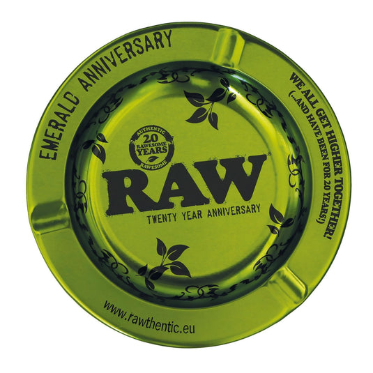 Buy RAW - Emerald 20th Anniversary Metal Ashtray Accessories | Slimjim India