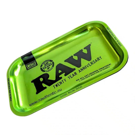 Buy RAW - Emerald Green Rolling Tray (Small) Rolling Tray | Slimjim India
