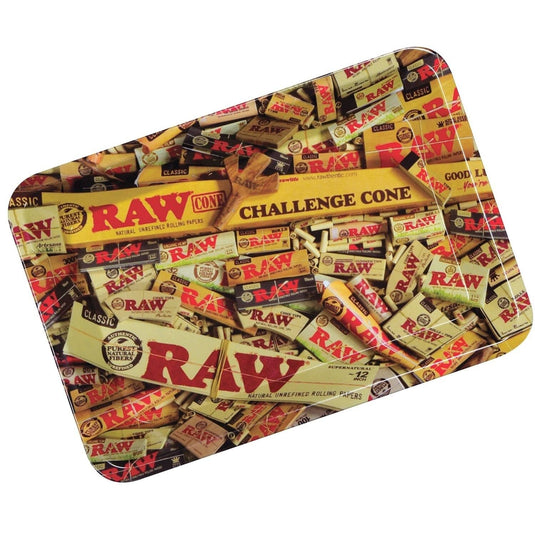 Buy RAW Mix Metal Rolling Tray Rolling Tray Mini | Slimjim India