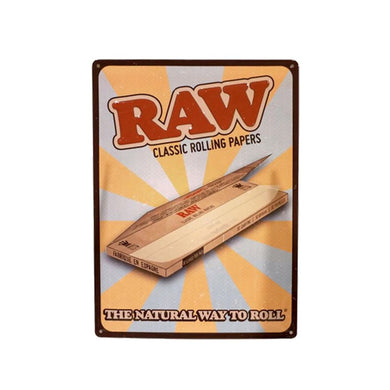 Buy RAW - Retro Tin Sign Sign | Slimjim India