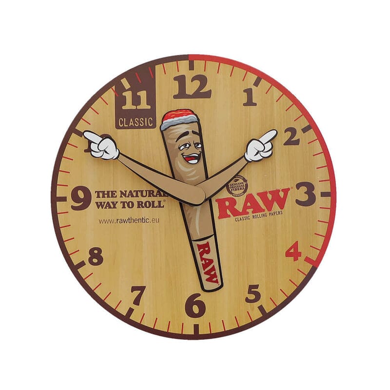 Load image into Gallery viewer, Buy Raw - Wall Clock Iconic Cone Design &amp; Raw Logo (30cm) Clock | Slimjim India
