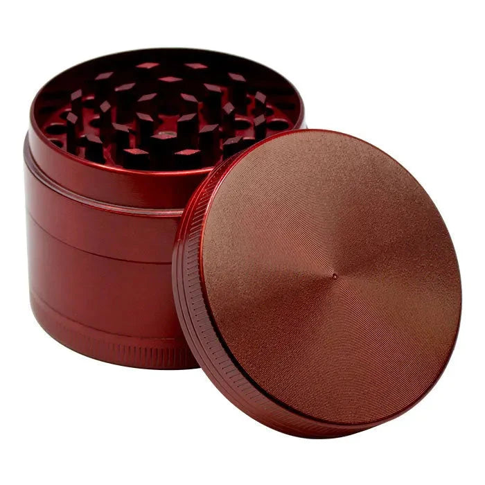 Load image into Gallery viewer, Buy Red Metal Grinder 4 Part (63 mm) Grinder | Slimjim India
