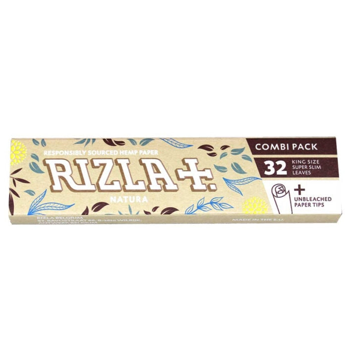 Load image into Gallery viewer, Buy Rizla - Combi Natura King size + Tips Paraphernalia | Slimjim India

