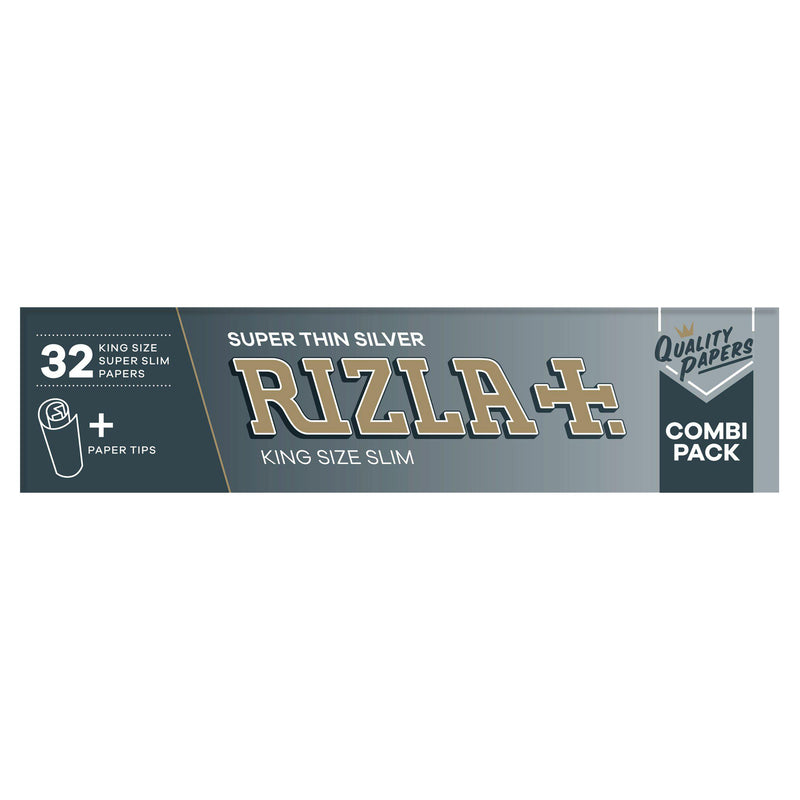 Load image into Gallery viewer, Buy Rizla - Combi Silver King size + Tips Paraphernalia | Slimjim India
