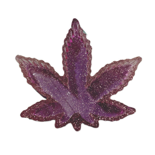 Buy Shades of Purple - Weed Leaf Ashtray Ashtray | Slimjim India