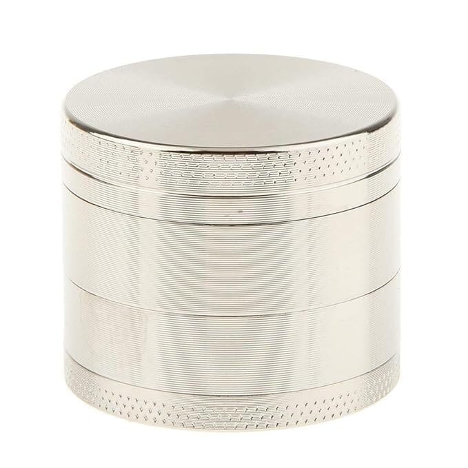 Buy Silver Metal Grinder 4 Part (53 mm) Grinder | Slimjim India
