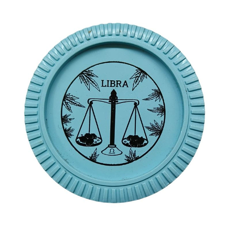 Load image into Gallery viewer, Buy Slimjim - Biodegradable Zodiac Grinder (Blue) (2 Part) Grinder Libra | Slimjim India
