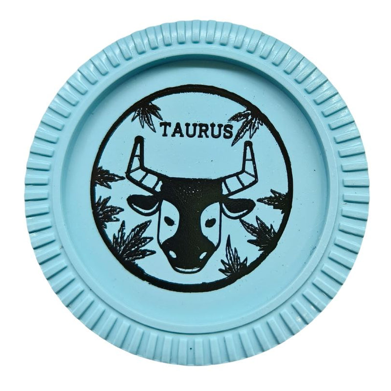 Load image into Gallery viewer, Buy Slimjim - Biodegradable Zodiac Grinder (Blue) (2 Part) Grinder Taurus | Slimjim India
