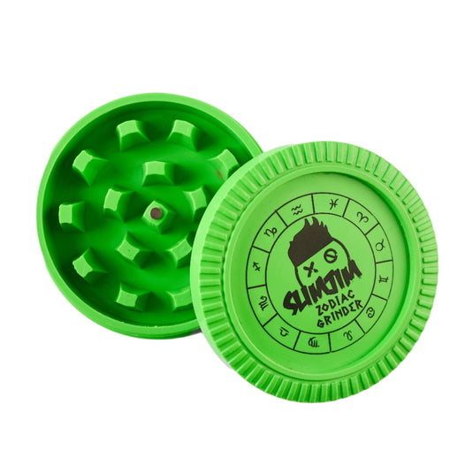 Buy Slimjim - Biodegradable Zodiac Grinder (Green) (2 Part) Grinder | Slimjim India