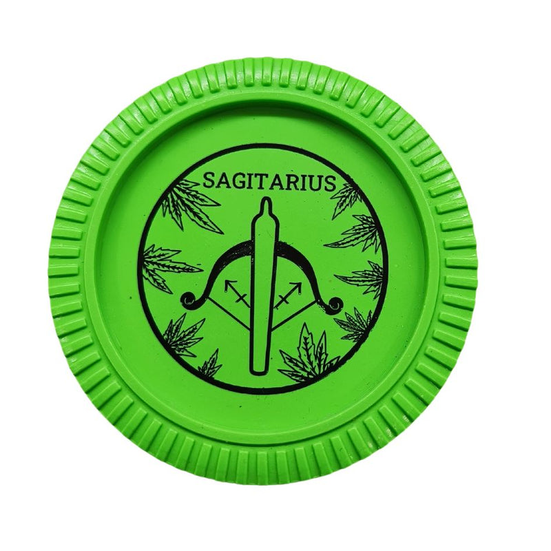 Load image into Gallery viewer, Buy Slimjim - Biodegradable Zodiac Grinder (Green) (2 Part) Grinder Sagittarius | Slimjim India
