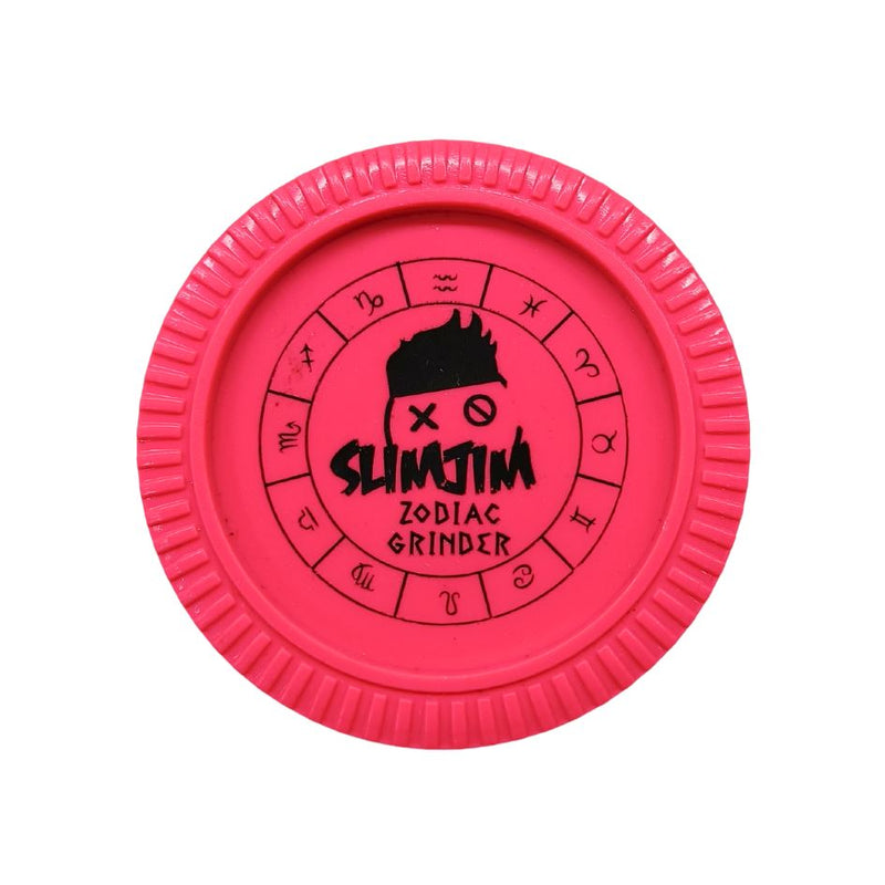 Load image into Gallery viewer, Buy Slimjim - Biodegradable Zodiac Grinder (Pink) (2 Part) Grinder | Slimjim India
