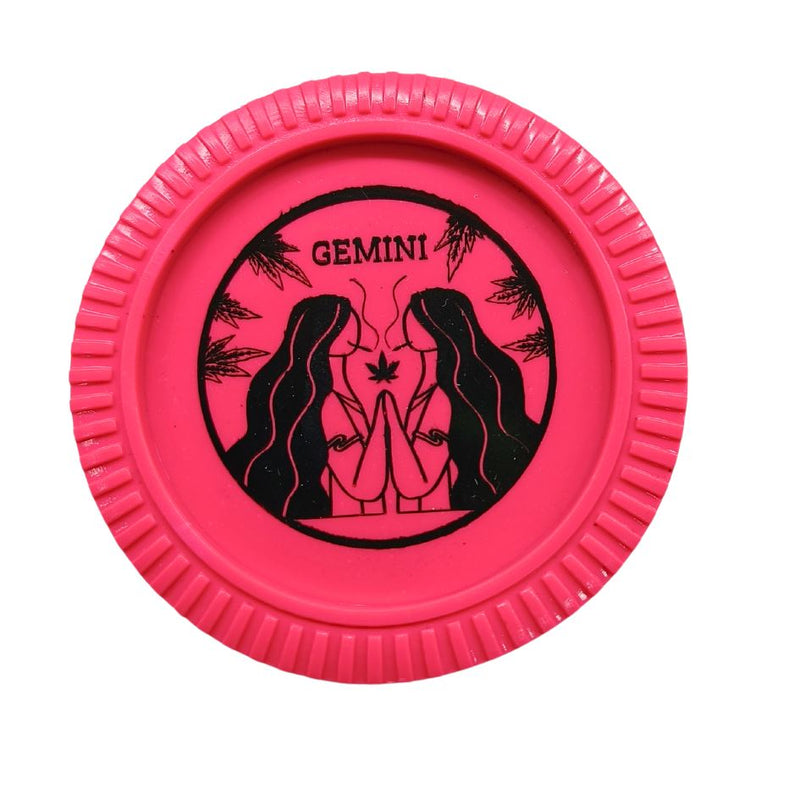 Load image into Gallery viewer, Buy Slimjim - Biodegradable Zodiac Grinder (Pink) (2 Part) Grinder Gemini | Slimjim India
