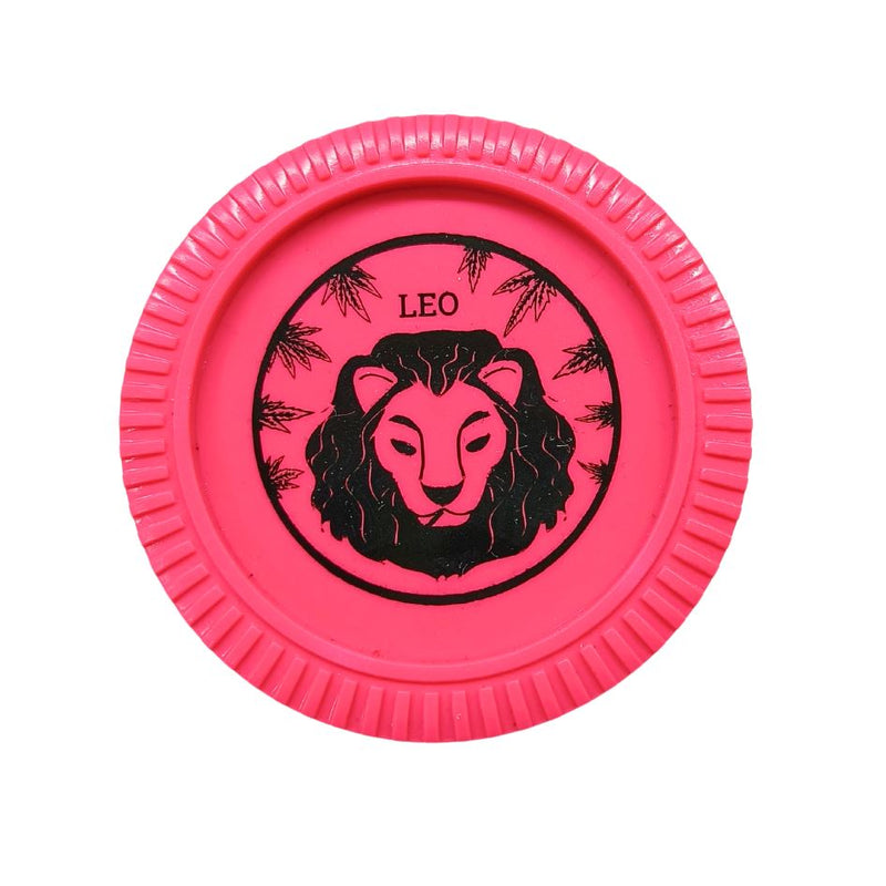 Load image into Gallery viewer, Buy Slimjim - Biodegradable Zodiac Grinder (Pink) (2 Part) Grinder Leo | Slimjim India
