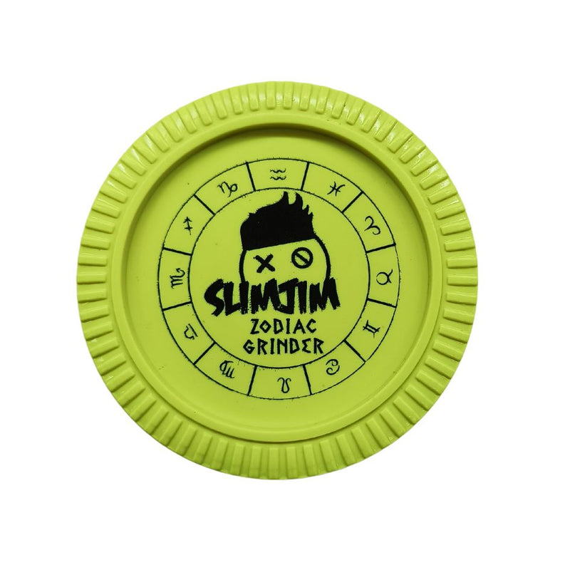 Load image into Gallery viewer, Buy Slimjim - Biodegradable Zodiac Grinder (Yellow) (2 Part) Grinder | Slimjim India
