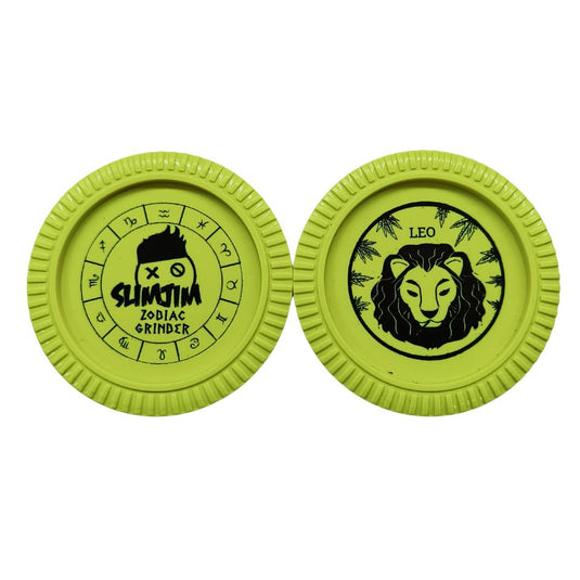 Buy Slimjim - Biodegradable Zodiac Grinder (Yellow) (2 Part) Grinder | Slimjim India