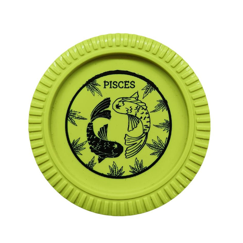 Load image into Gallery viewer, Buy Slimjim - Biodegradable Zodiac Grinder (Yellow) (2 Part) Grinder Pisces | Slimjim India
