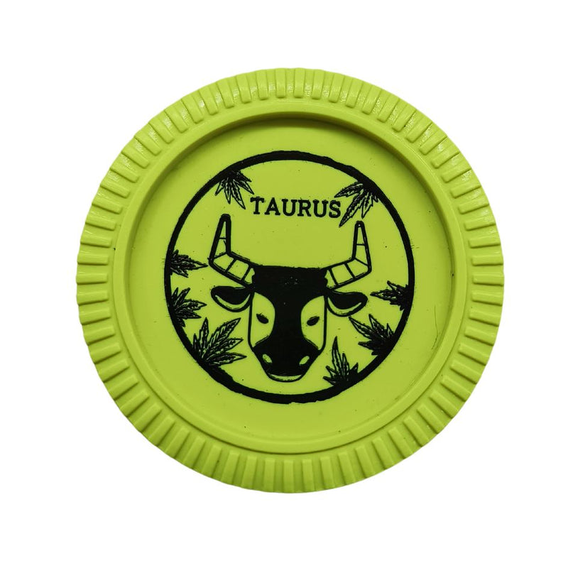 Load image into Gallery viewer, Buy Slimjim - Biodegradable Zodiac Grinder (Yellow) (2 Part) Grinder Taurus | Slimjim India
