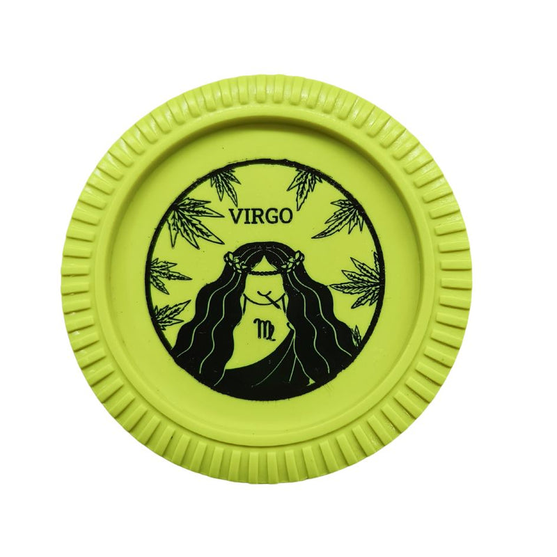 Load image into Gallery viewer, Buy Slimjim - Biodegradable Zodiac Grinder (Yellow) (2 Part) Grinder Virgo | Slimjim India
