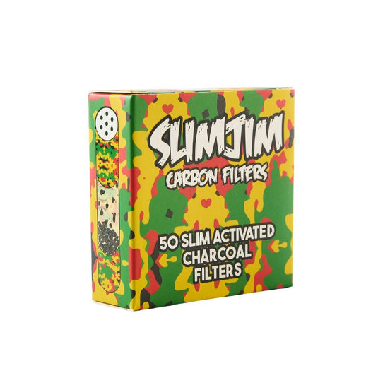 Buy Slimjim - Camo Carbon Filters (6MM) (Pack of 50) | Slimjim India