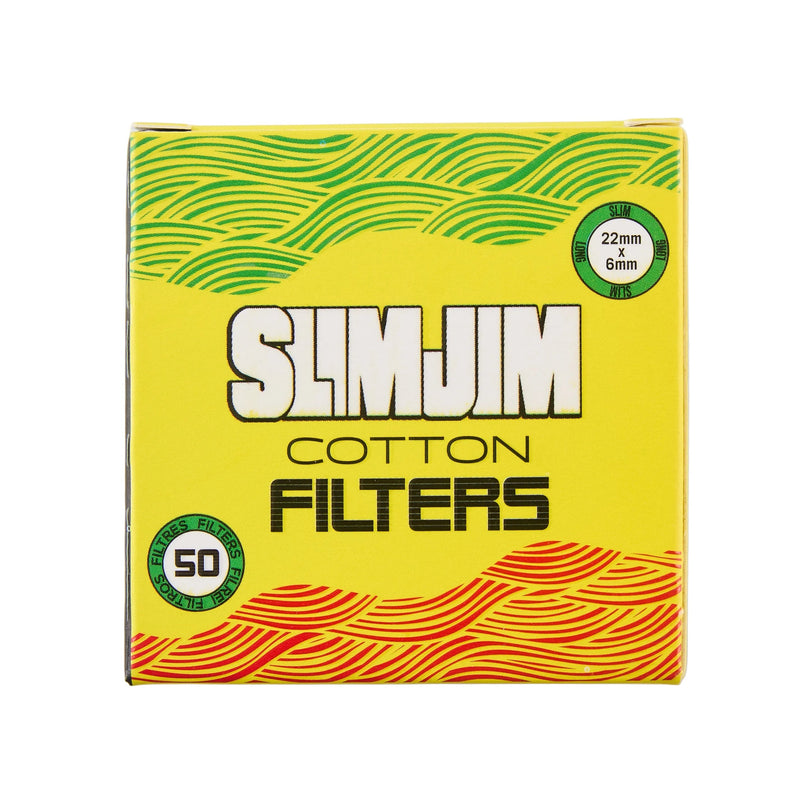 Load image into Gallery viewer, Buy Slimjim Cotton Filters – Slim Long Size (Pack of 50) Cotton Filter | Slimjim India

