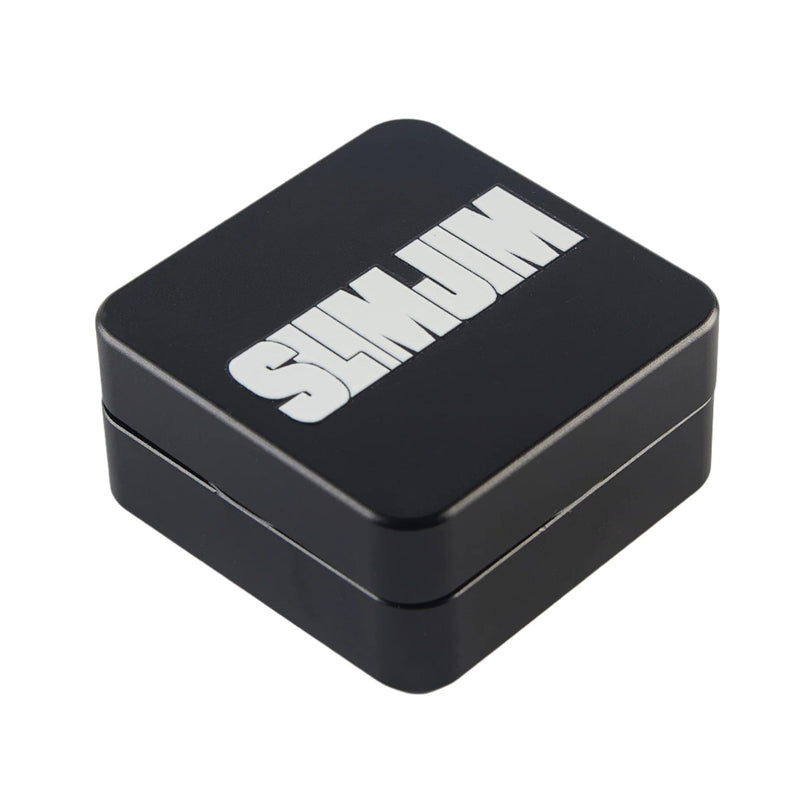Load image into Gallery viewer, Buy Slimjim - Cube Grinder (2 Part) Grinder Black | Slimjim India
