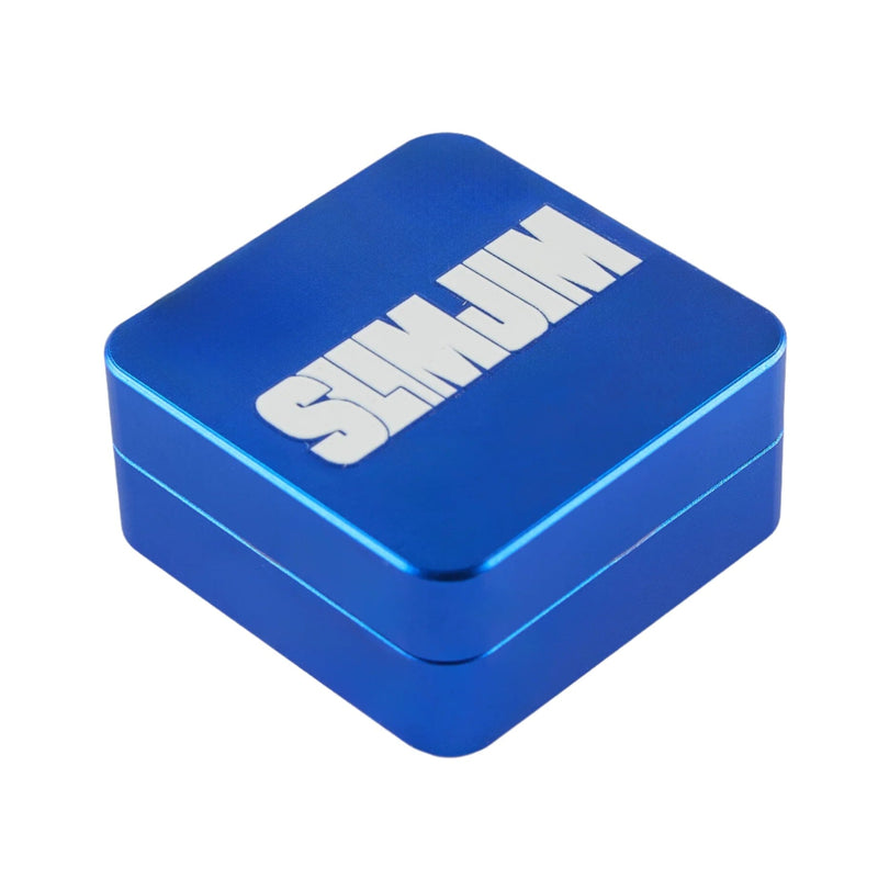 Load image into Gallery viewer, Buy Slimjim - Cube Grinder (2 Part) Grinder Blue | Slimjim India

