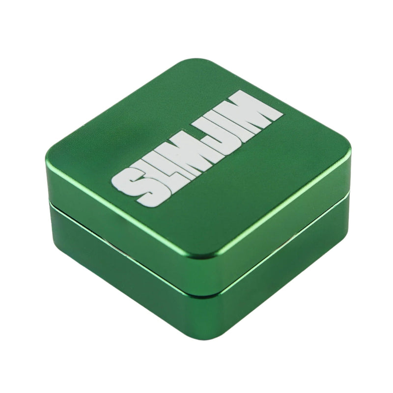 Load image into Gallery viewer, Buy Slimjim - Cube Grinder (2 Part) Grinder Green | Slimjim India
