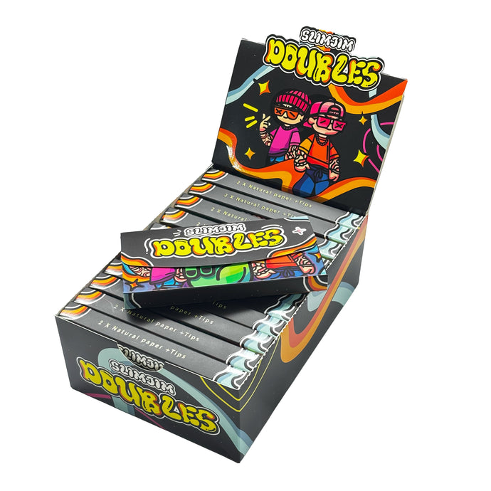 Buy Slimjim – Doubles (King Size Papers + Tips) (Box of 12) | Slimjim India