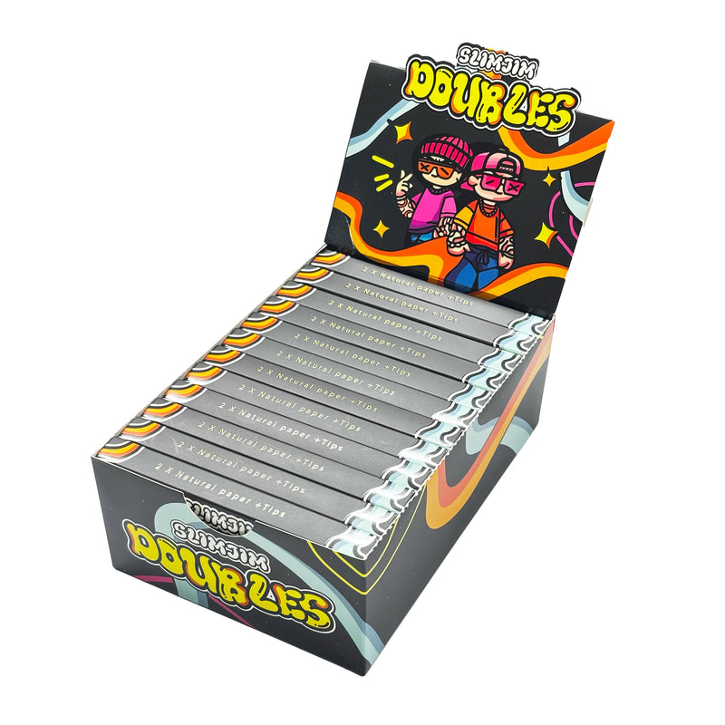 Load image into Gallery viewer, Buy Slimjim – Doubles (King Size Papers + Tips) (Box of 12) | Slimjim India
