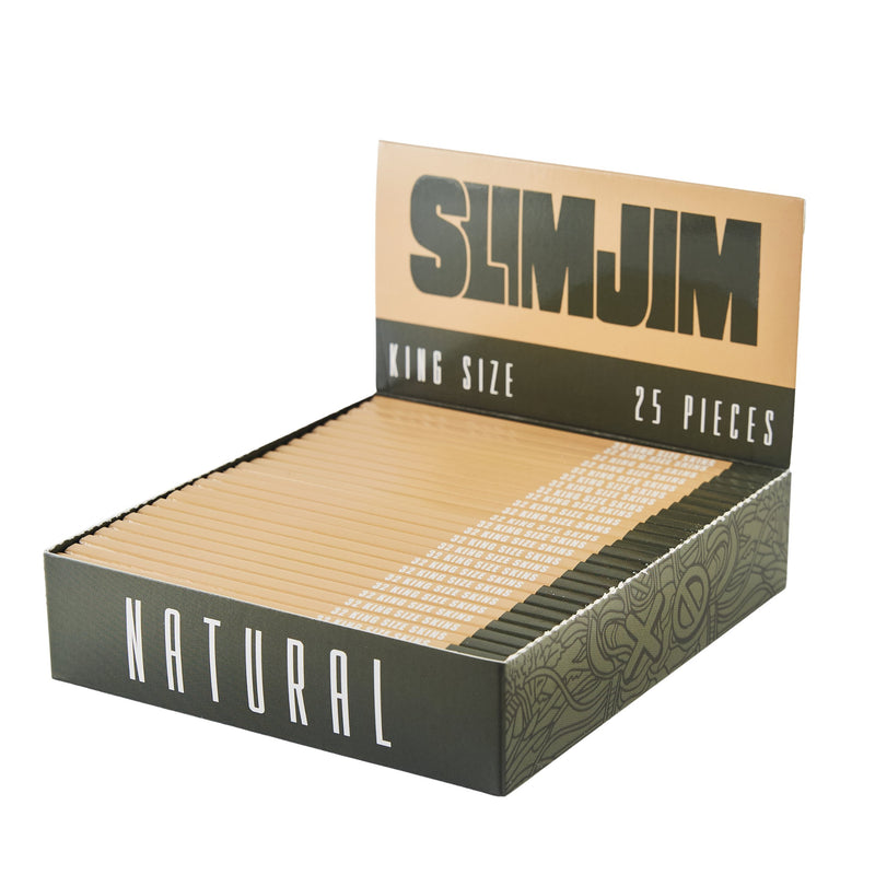 Load image into Gallery viewer, Buy Slimjim - Natural King Size Skins Paraphernalia Box of 25 | Slimjim India
