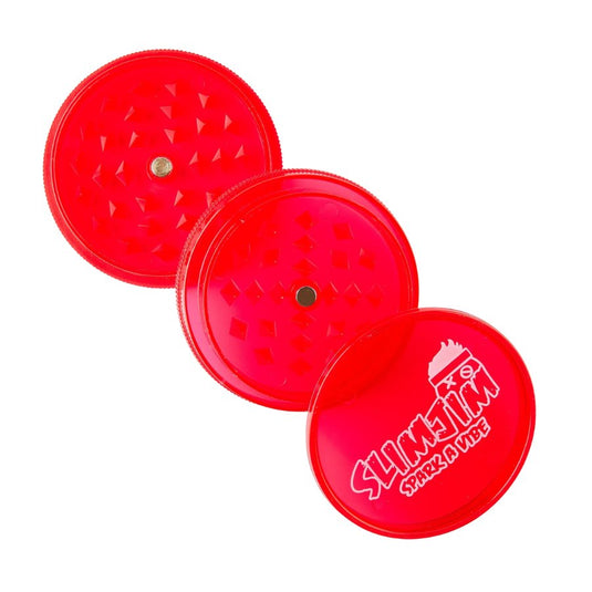 Buy Slimjim - Plastic Grinder (3 Part) Grinder Red | Slimjim India